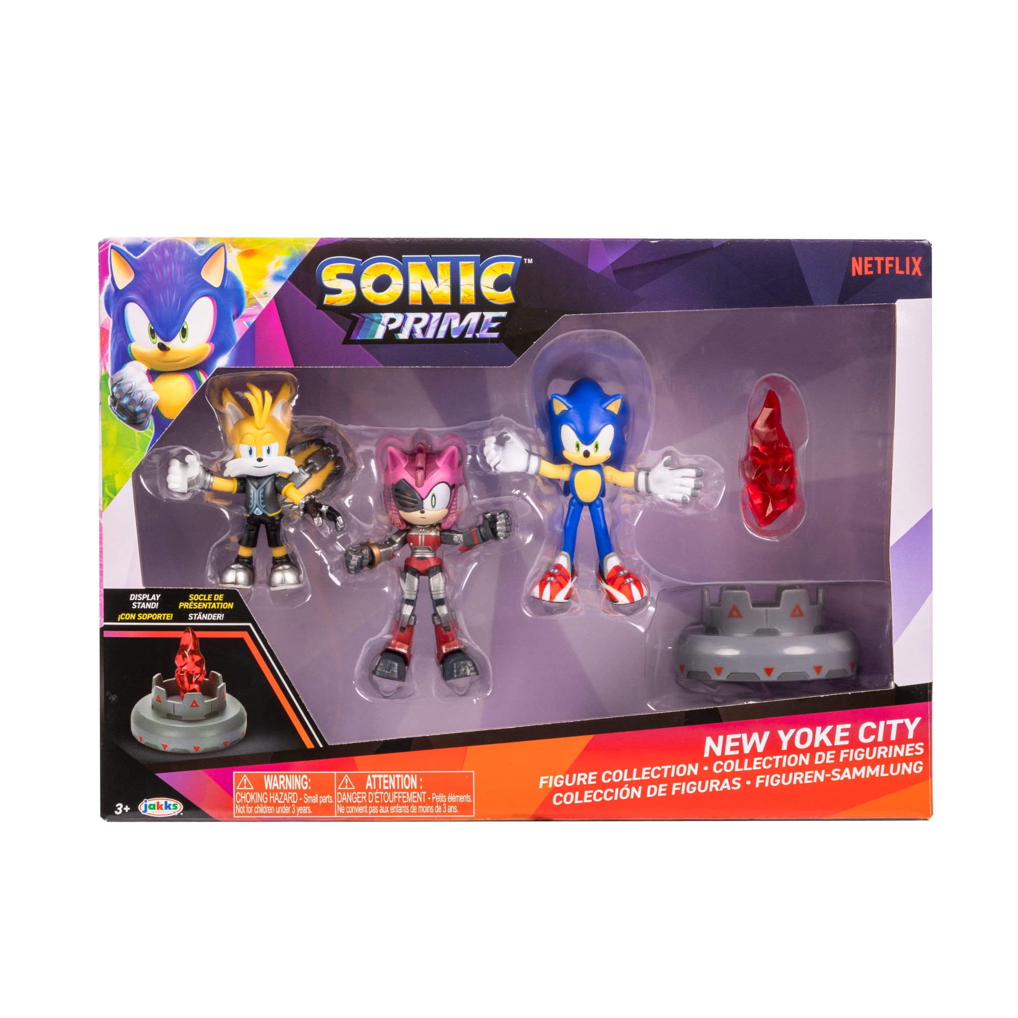 Sonic Prime 2.5 inch Action Figures New Yoke City Multipack