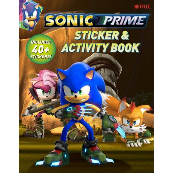 Sonic Prime Sticker and Activity Book: Includes 40+ Stickers (Paperback)
