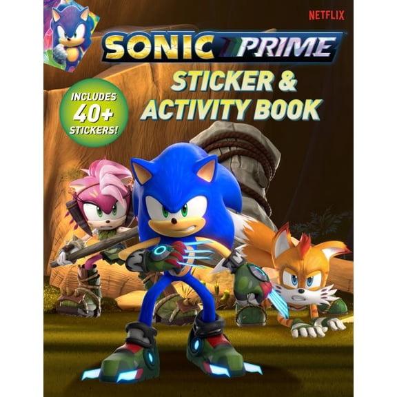 Pre-Owned Sonic Prime Sticker & Activity Book: Includes 40+ Stickers (Sonic the Hedgehog) Paperback