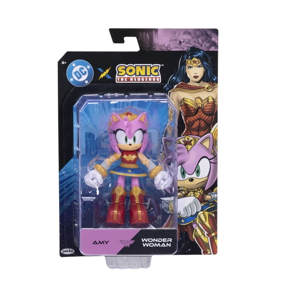 Sonic x DC Amy as Wonder Woman 5 inch Action Figure