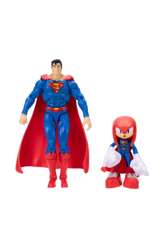 X DC Action Figure Multipack - 2.5 inch Knuckles and 5 inch Superman