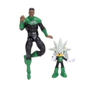 Sonic X DC Action Figure Multipack - 2.5 inch Silver & 5 inch Green Lantern