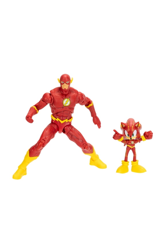 x DC Action Figure Multipack - 2.5 inch Sonic and 5 inch The Flash Figures