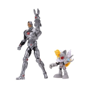 Sonic x DC Action Figure Multipack - 2.5 inch Tails & 5 inch Cyborg