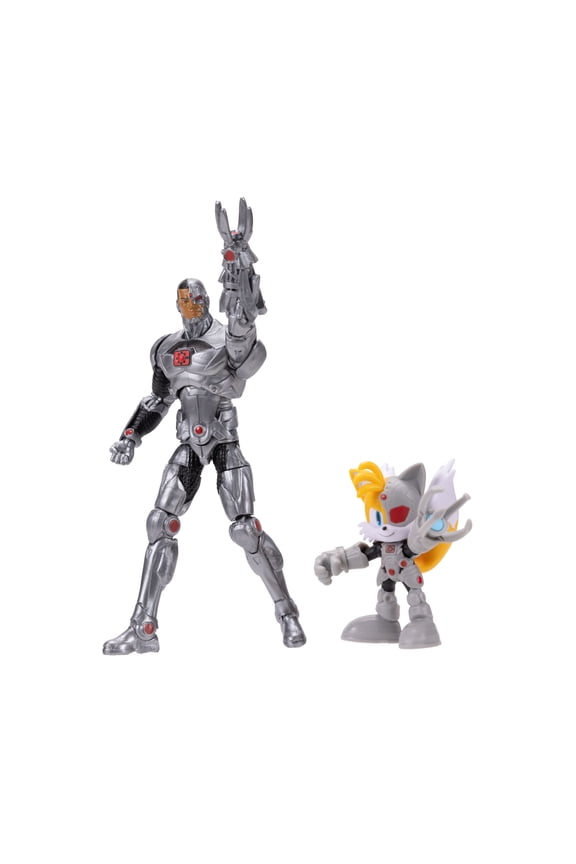 x DC Action Figure Multipack - 2.5 inch Tails & 5 inch Cyborg