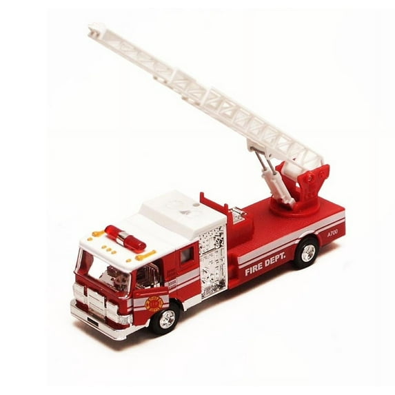 Sonic Rescue Fire Engine w/IC Sound & Light, Red - Showcasts 7000IC - 7" Scale Diecast Model Car