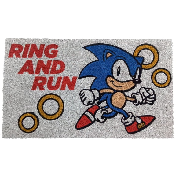 Sonic Ring and Run Doormat
