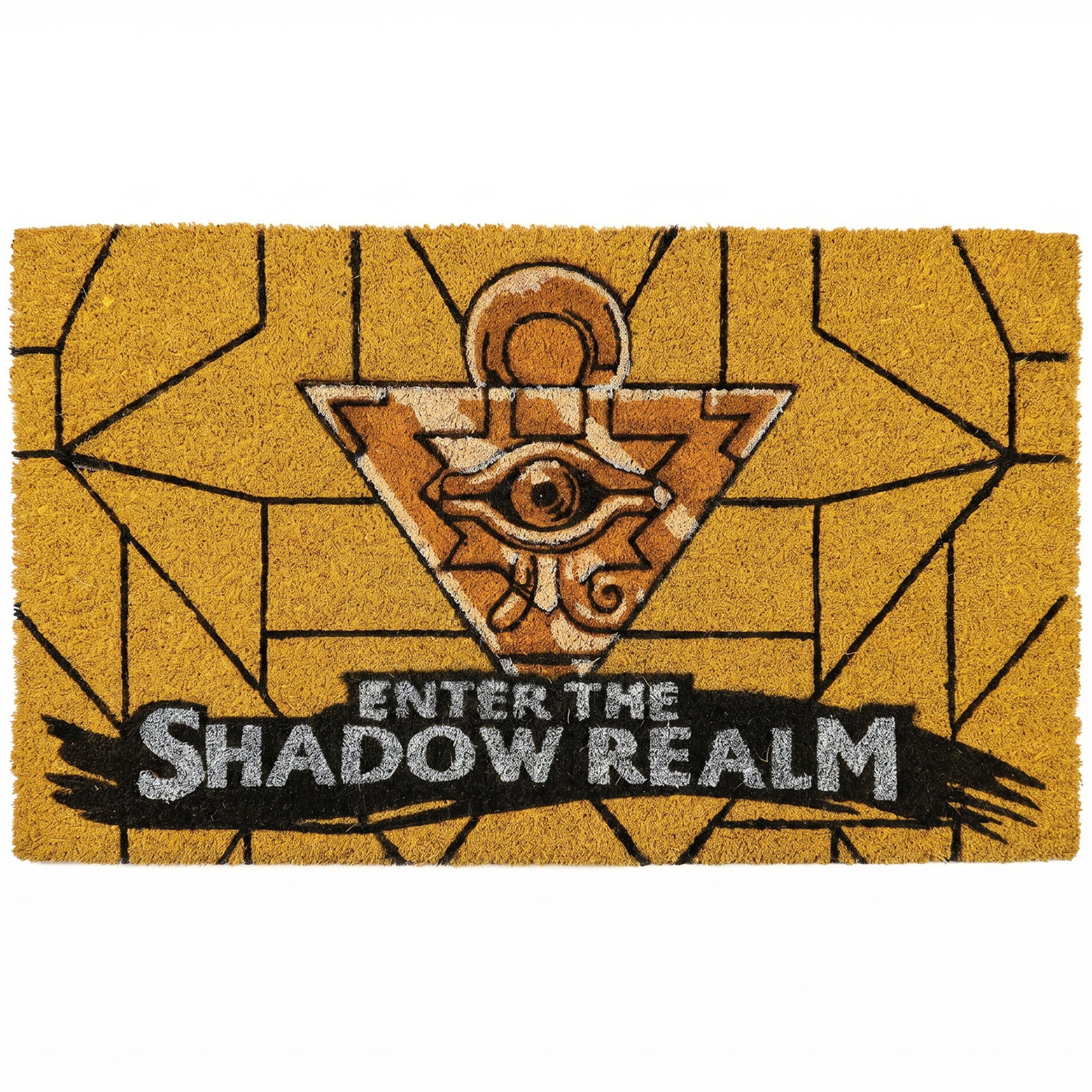Pyramid America: Yu-Gi-Oh: Enter the Shadow Realm - 29 x 17" Doormat - Non-Slip Coir Rug, In-Outdoor-Entryway Decor, Anime Fan Collectible, Licensed