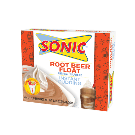 Sonic Root Beer Float Instant Pudding Mix, 4 Servings, 3.06 oz
