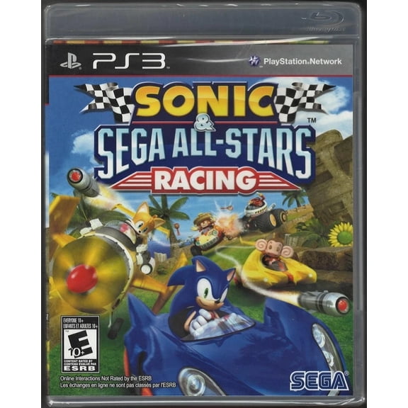 Sonic & Sega All-Stars Racing PS3 (Brand New Factory Sealed US Version) Playstat