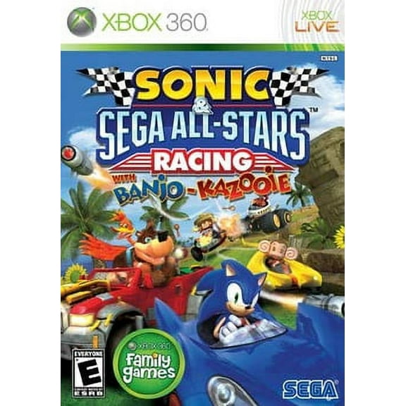 Sonic & Sega All-Stars Racing, SEGA, Xbox 360, 10086680409