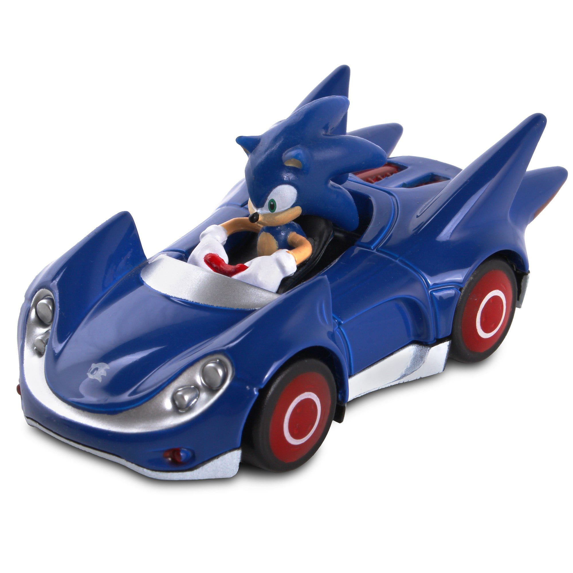 NKOK Sonic & Sega All-Stars Racing: Sonic 1:64 Diecast Metal Car with Speed Star