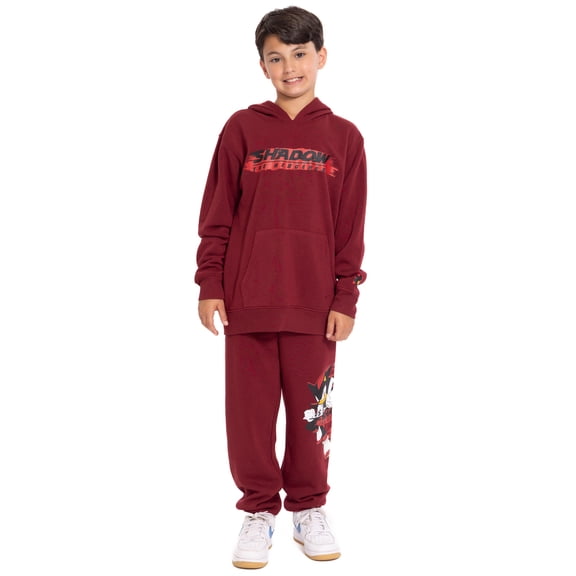 Sonic Shadow Boy's Graphic Hoodie with Matching Jogger Pant, 2 Piece Set, Sizes 4-16