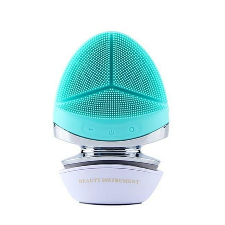 Sonic Silicone Facial Brush  Green