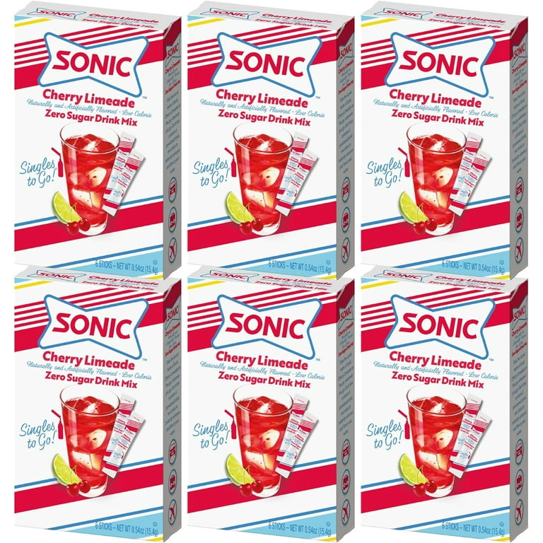 Charisma  Body＆Spots Sonic Sonic Cherry Limeade Powdered Drink Mix 6 Sticks Per Box Pack of 6