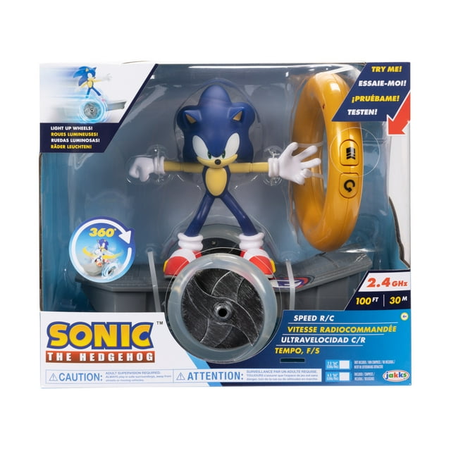 Sonic Speed Feature RC Vehicle with Detachable Sonic Action Figure