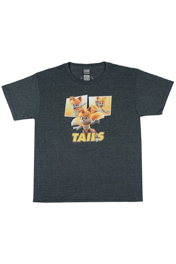 Sonic The Hedgehog 2 Boy's Tails Miles Prower Kids Graphic Print T-Shirt