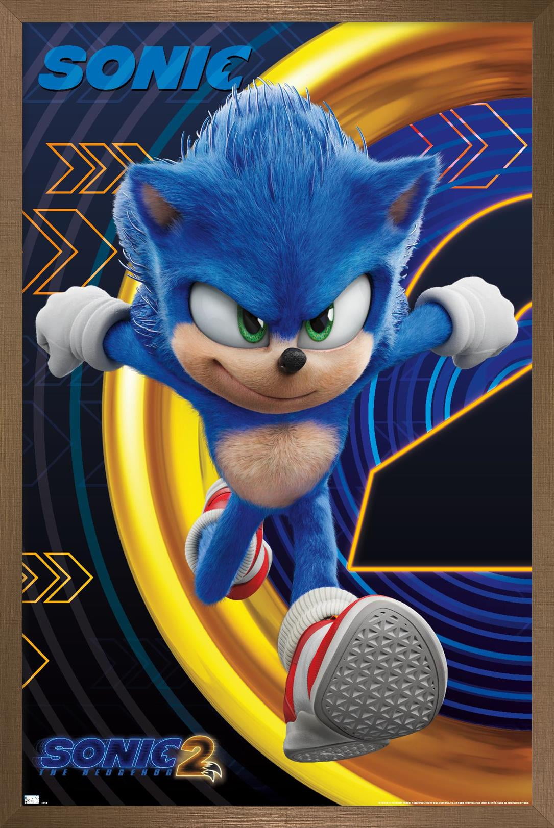Sonic the Hedgehog 3 Movie Shadow the Hedgehog Poster 