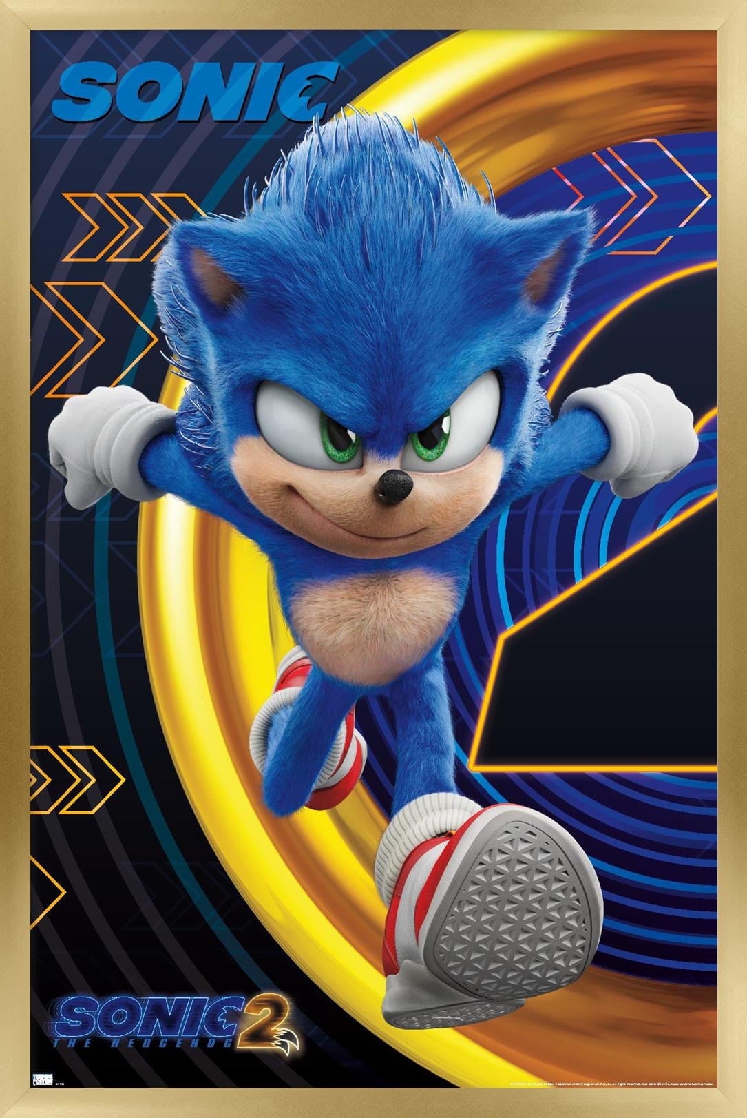 Sonic The Hedgehog 2 - Sonic Wall Poster, 22.375