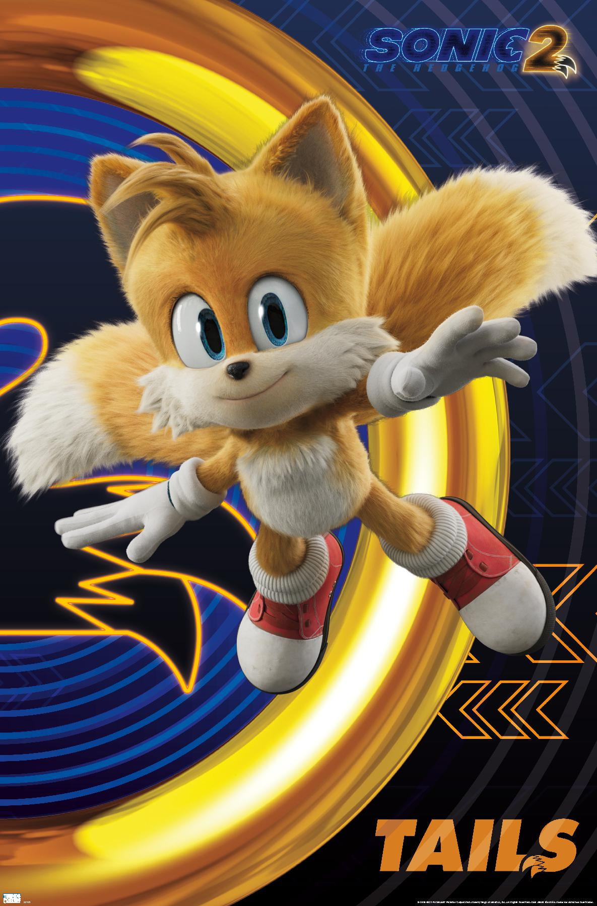 Trends International Sonic The Hedgehog 2 - Standard 4 Sheet Stickers
