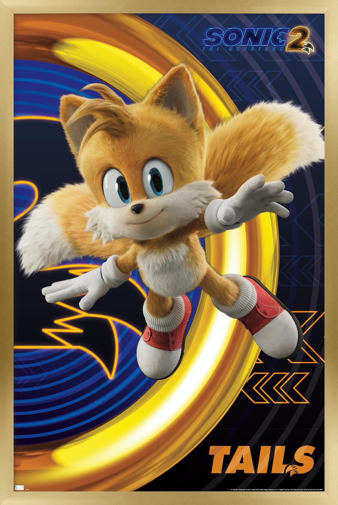 Sonic The Hedgehog movie poster (h) - 11 x 17 inches - Sonic