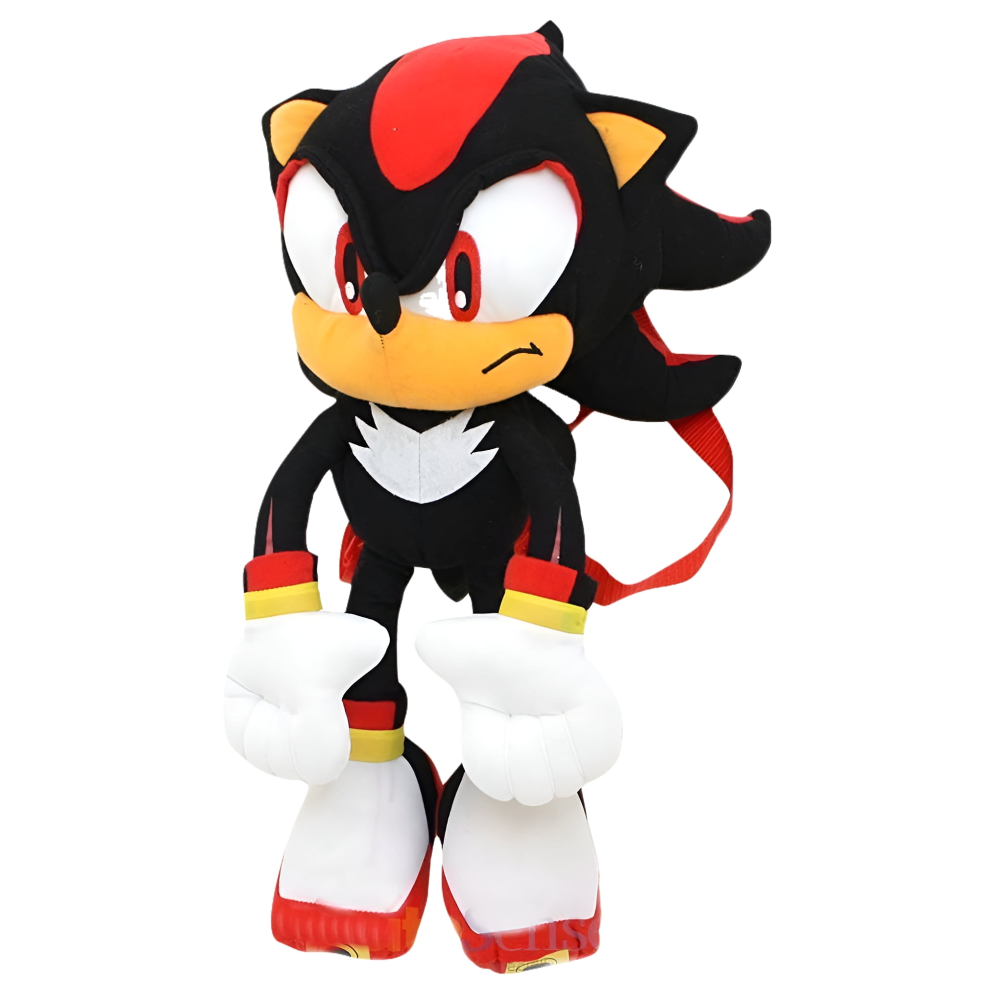 SEGA Sonic The Hedgehog 24 Plush Backpack-Black