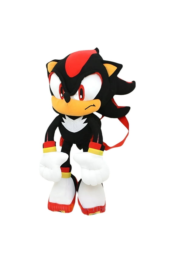 Sonic The Hedgehog 24 Plush Backpack-Black
