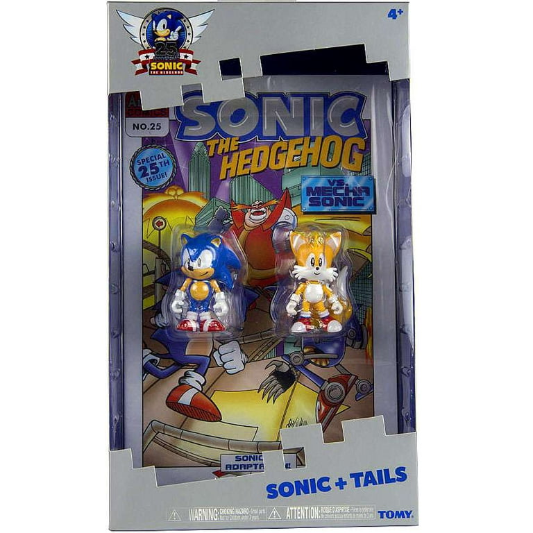 TOMY Sonic The Hedgehog 25th Anniversary Sonic and Tails Action