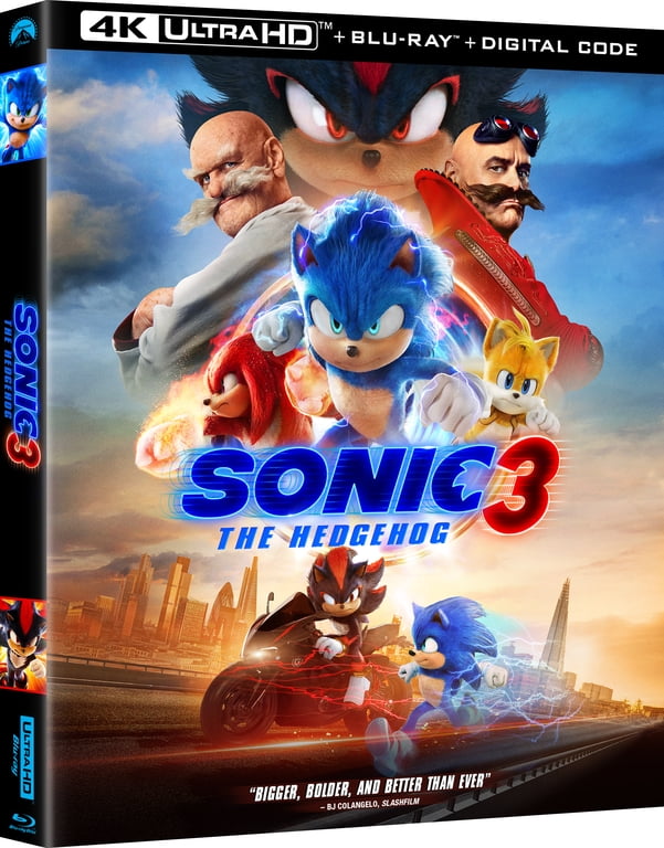 Sonic The Hedgehog 3 (4K Ultra HD + Blu-ray + Digital Copy)