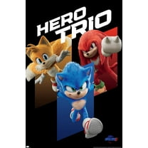 Sonic The Hedgehog 3 - Hero Trio Wall Poster, 22.375" x 34"