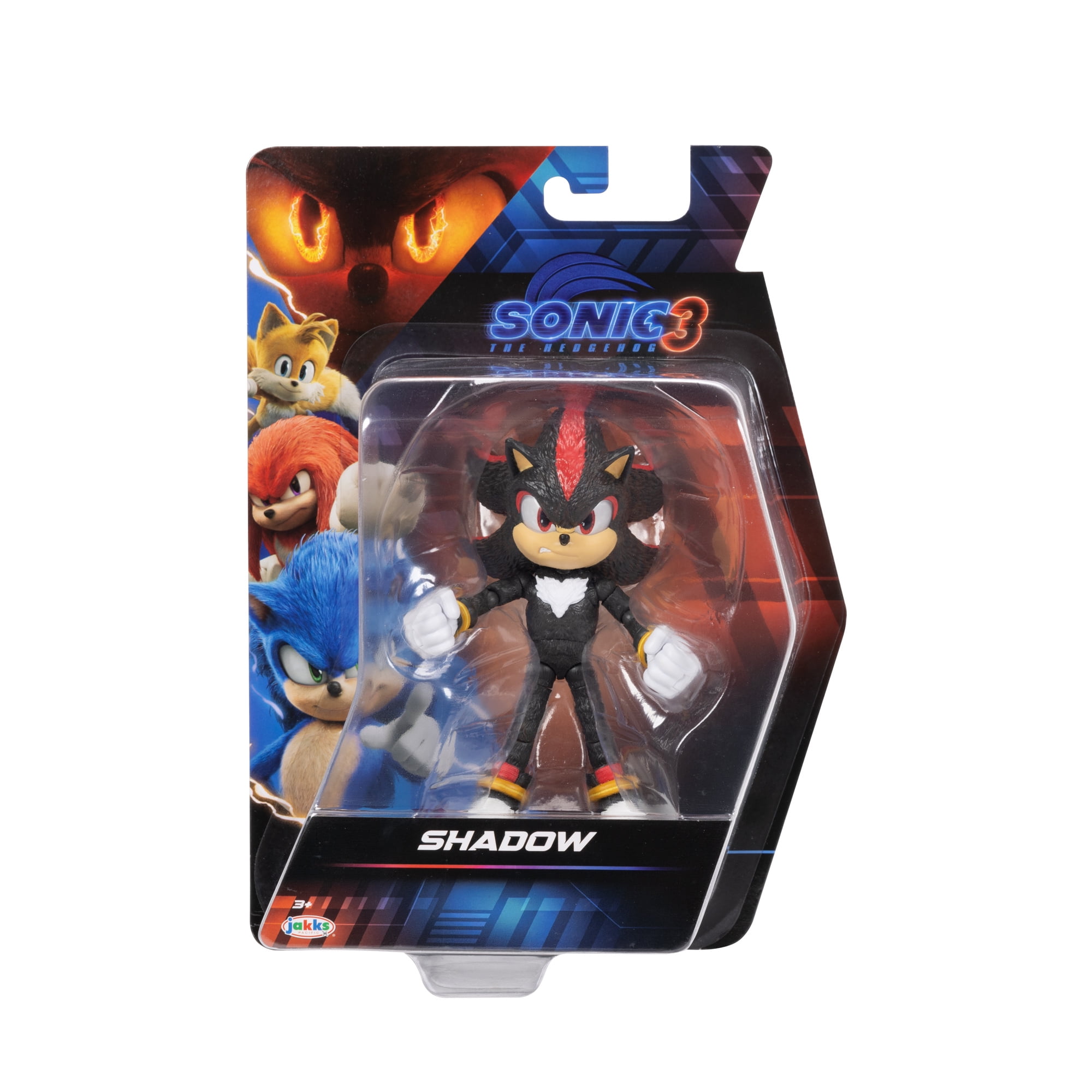 Sonic The Hedgehog 3 Movie 5 inch Shadow Action Figure 20 Points of Articulation