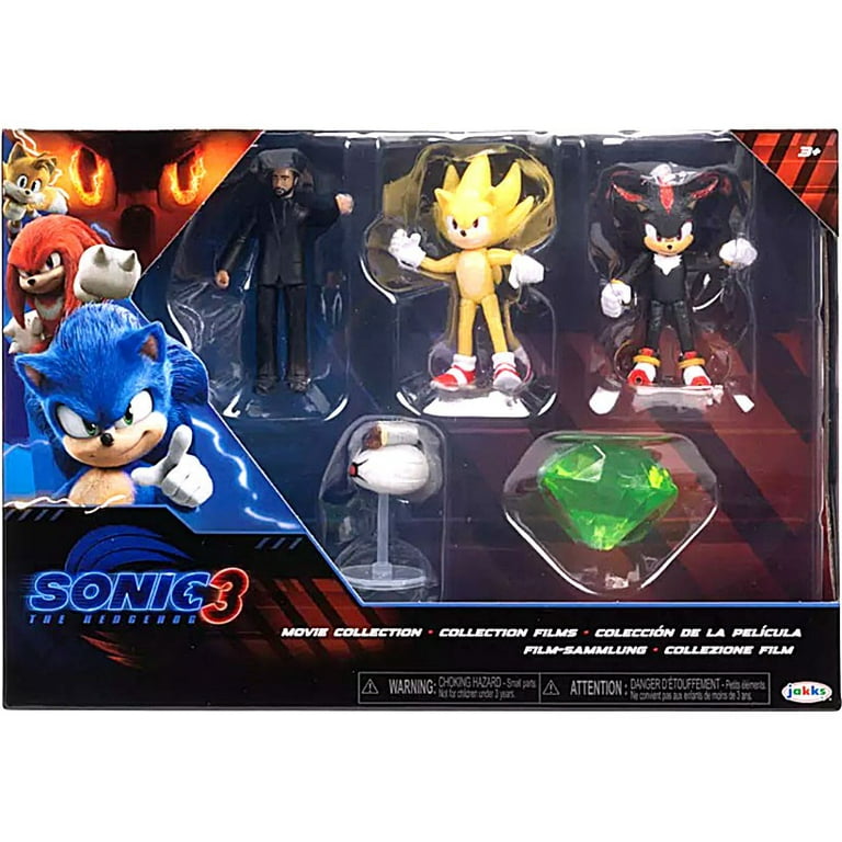 激安商品 3 Hedgehog The Sonic Movie Master Shadow, Stone, Agent 靴