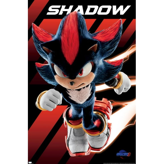 Sonic The Hedgehog 3 - Shadow Wall Poster, 22.375" x 34"