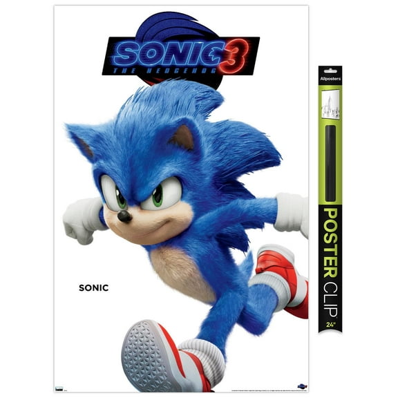 Sonic The Hedgehog 3 - Sonic Feature Series Wall Poster, 22.375" x 34"