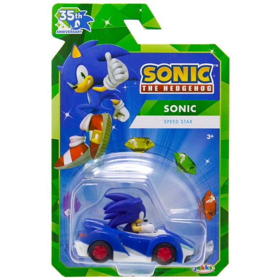 Sonic The Hedgehog 35th Anniversary Sonic Diecast Vehicle (Speed Star, V2)