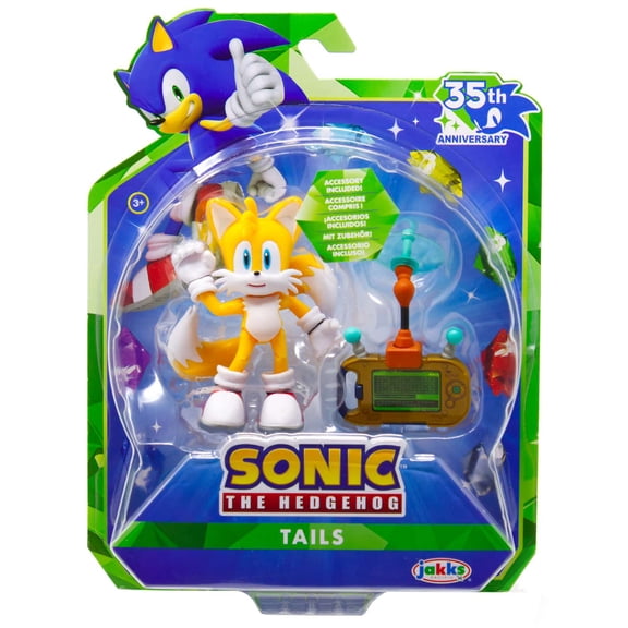 Sonic The Hedgehog 35th Anniversary Tails Action Figure [with Miles Electric]