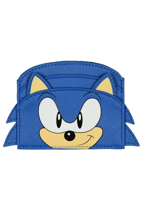 Sonic The Hedgehog 3D Classic Character Flat Slim Minimalist Wallet