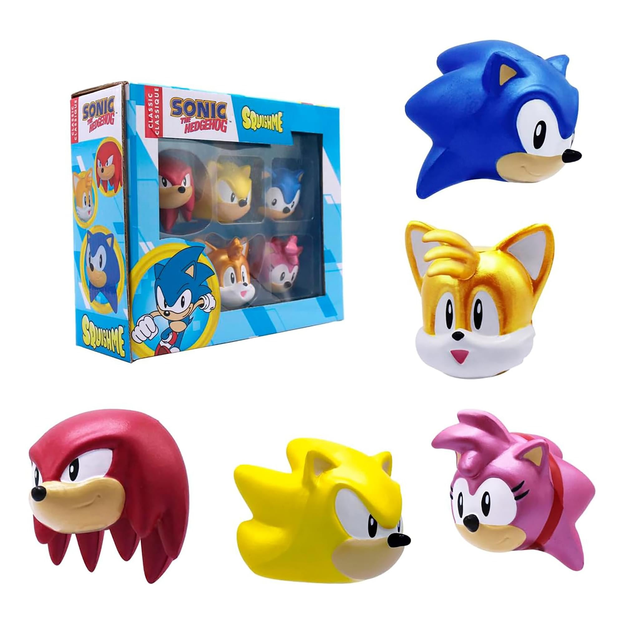 Sonic The Hedgehog 5-Piece SquishMe Collectors Box - Novelty & Gag Toys