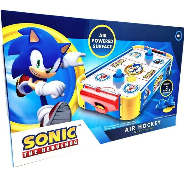 Sonic The Hedgehog Family Game Compact Air Hockey Table Top Edition
