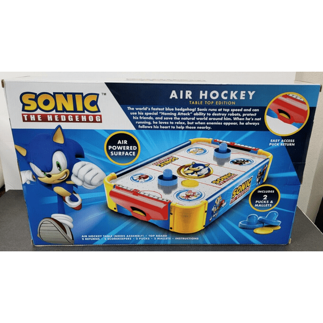 Sonic The Hedgehog Air Hockey Table Top Edition