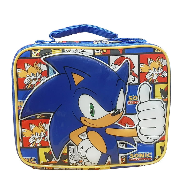 Sonic The Hedgehog All Over Prine Lunch Bag, Size: One Size