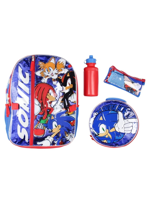 Backpack 16" Fast Molded Lunch Box Cinch Bag 5PC Set