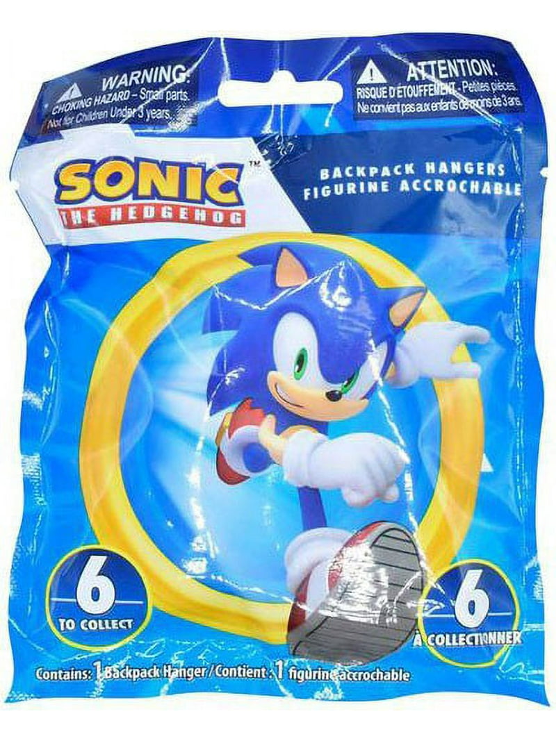 Sonic The Hedgehog Backpack Hangers, Mystery Figurine Keychain