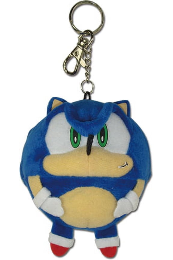 Key Chain - Sonic The Hedgehog - Ball Plush 01 New Licensed ge38632