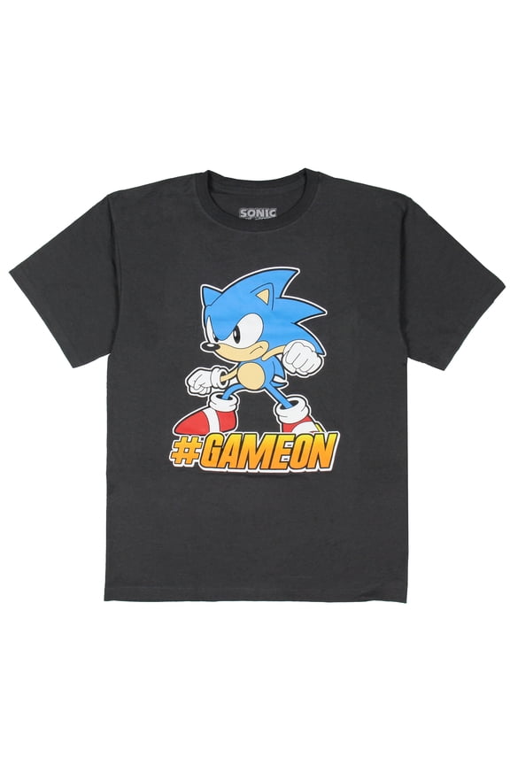 Sonic The Hedgehog Big Boys' #GameOn Challenge Sonic Character T-Shirt