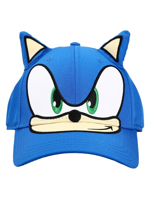 Sonic The Hedgehog Big Face with Plush Ears Snapback Hat