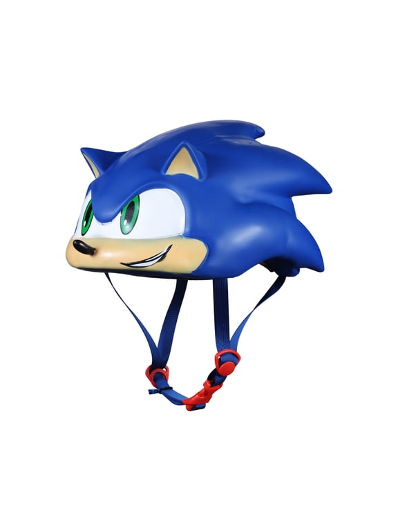 The Hedgehog Bike Helmet for Kids, 3D Sonic Character Helmet, Kids Ages 5+