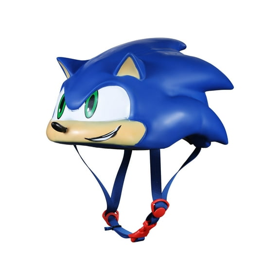 Sonic The Hedgehog Bike Helmet for Kids, 3D Sonic Character Helmet, Kids Ages 5+