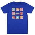 Sonic The Hedgehog Boy's Character Squares Grid With Logo Design T ...