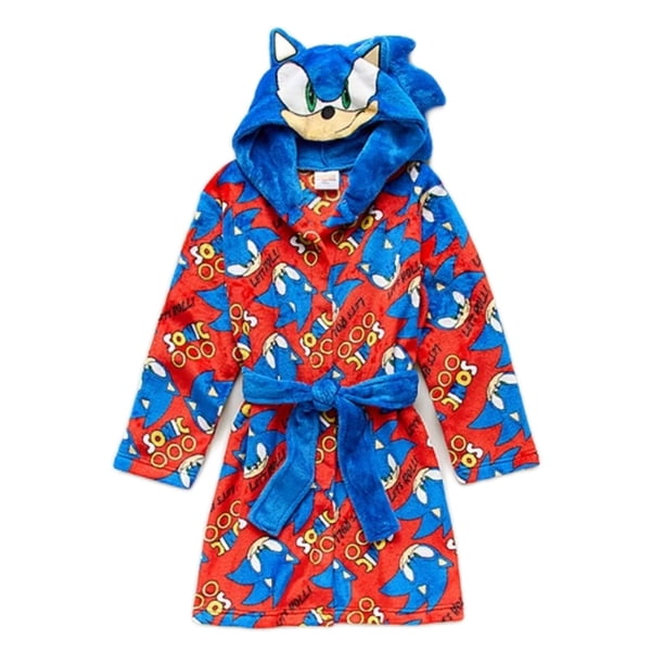 Sonic The Hedgehog Boy's Let's Roll Fleece Character Print Hooded ...